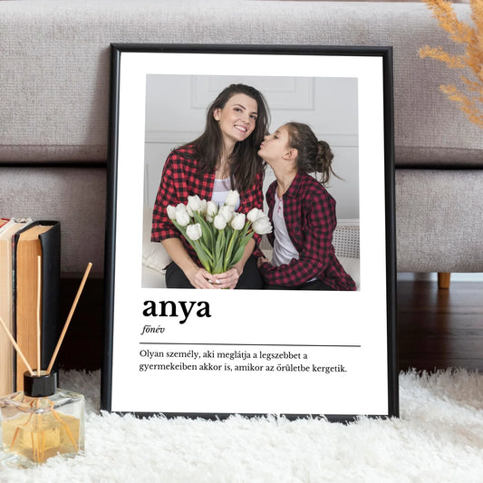 Anyák napi definíció falikép saját fotókkal