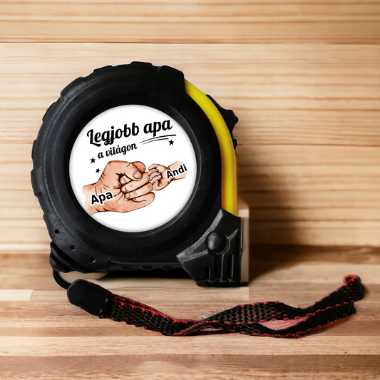 Egyedi mérőszalag a legjobb apukáknak és nagypapáknak