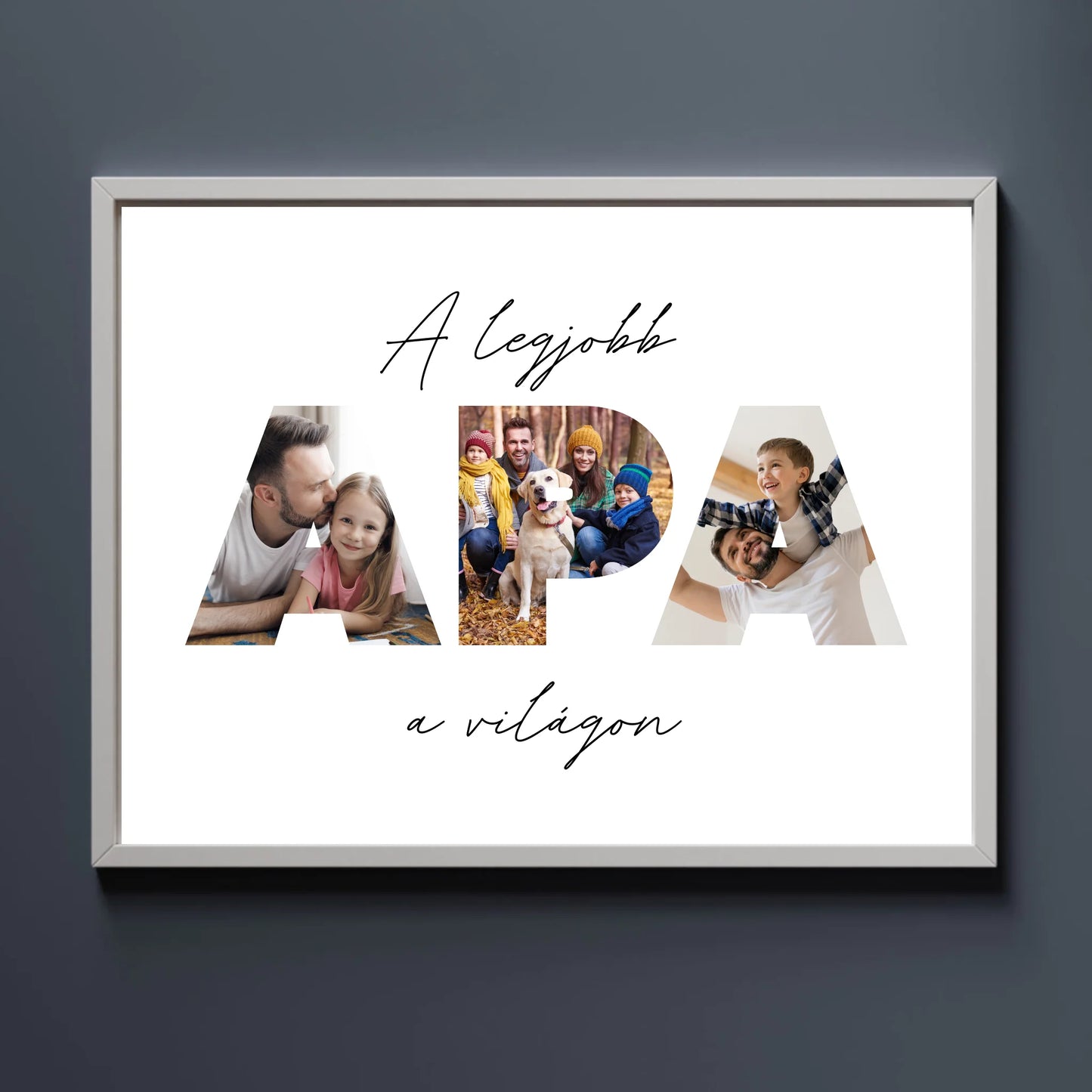 'APA' falikép egyedi fotókkal