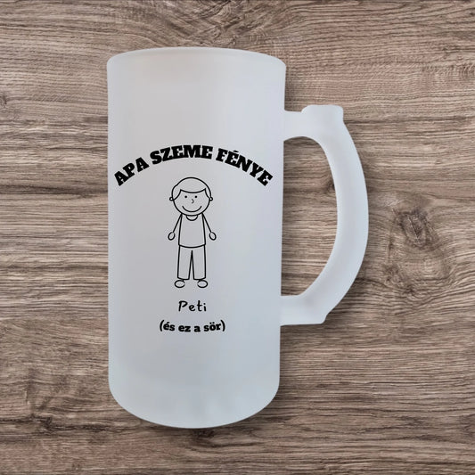 Egyedi Apák napi söröskorsó
