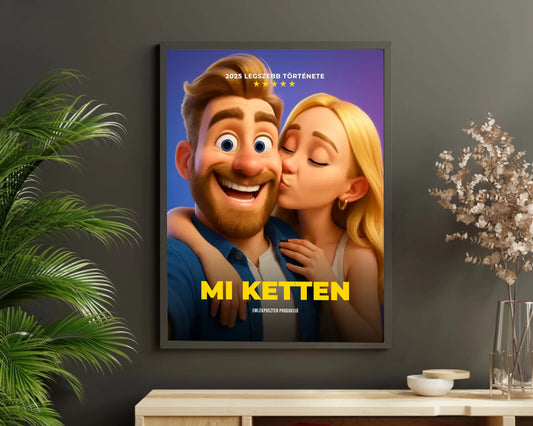 Pixar filmplakát saját fotóból - azonnali előnézet