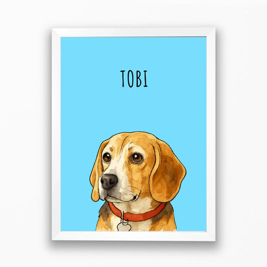 MrTappancs akvarell portré kiskedvencedről