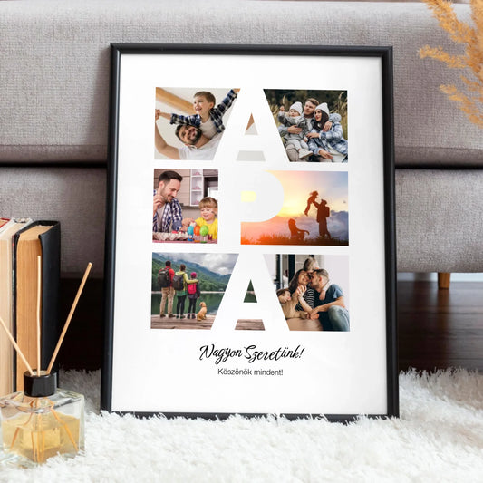 APA falikép apák napjára 6 egyedi fotóval