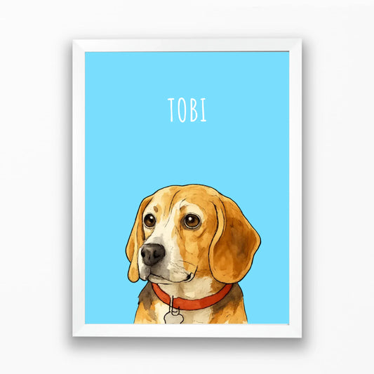 MrTappancs akvarell portré kiskedvencedről