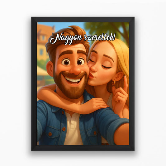 Pixar stílusú varázs falikép - saját fotóból azonnali előnézettel