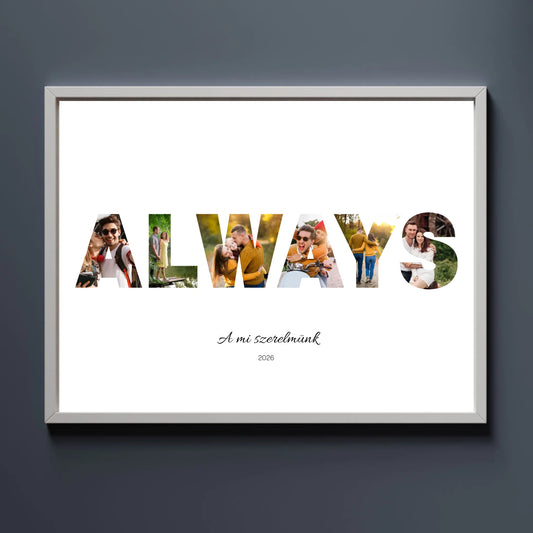 ALWAYS falikép egyedi fotókkal