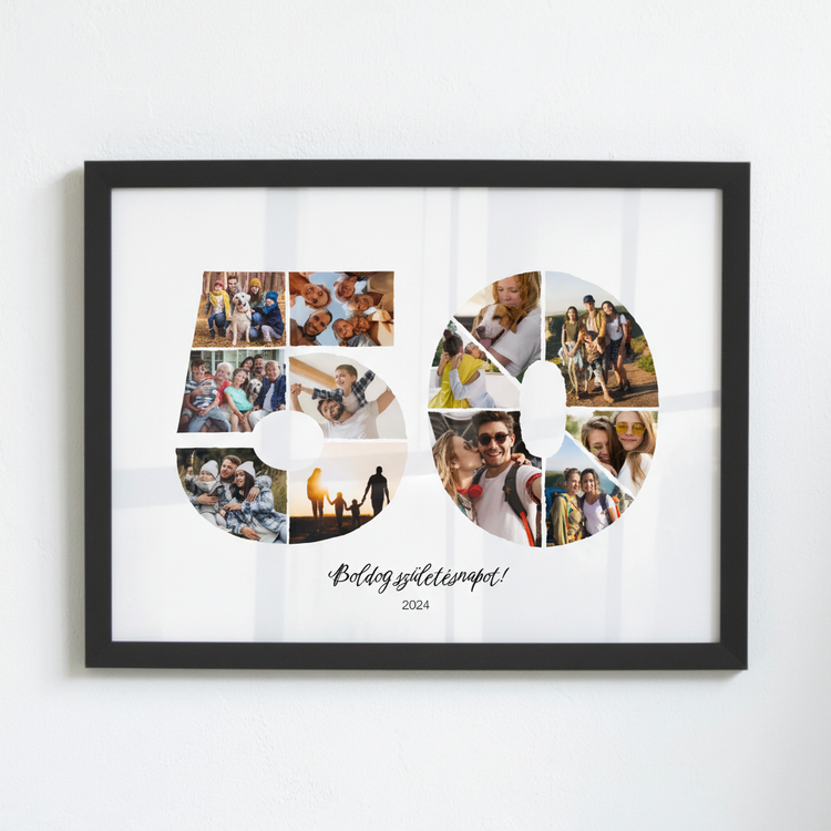 Születésnapi évszámos faliképek