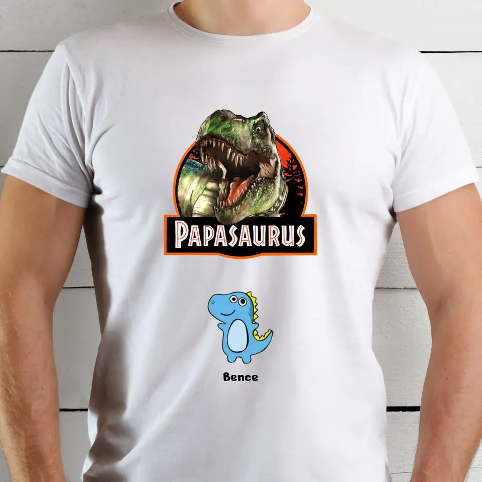 Papasaurus póló Apukáknak, Nagypapáknak