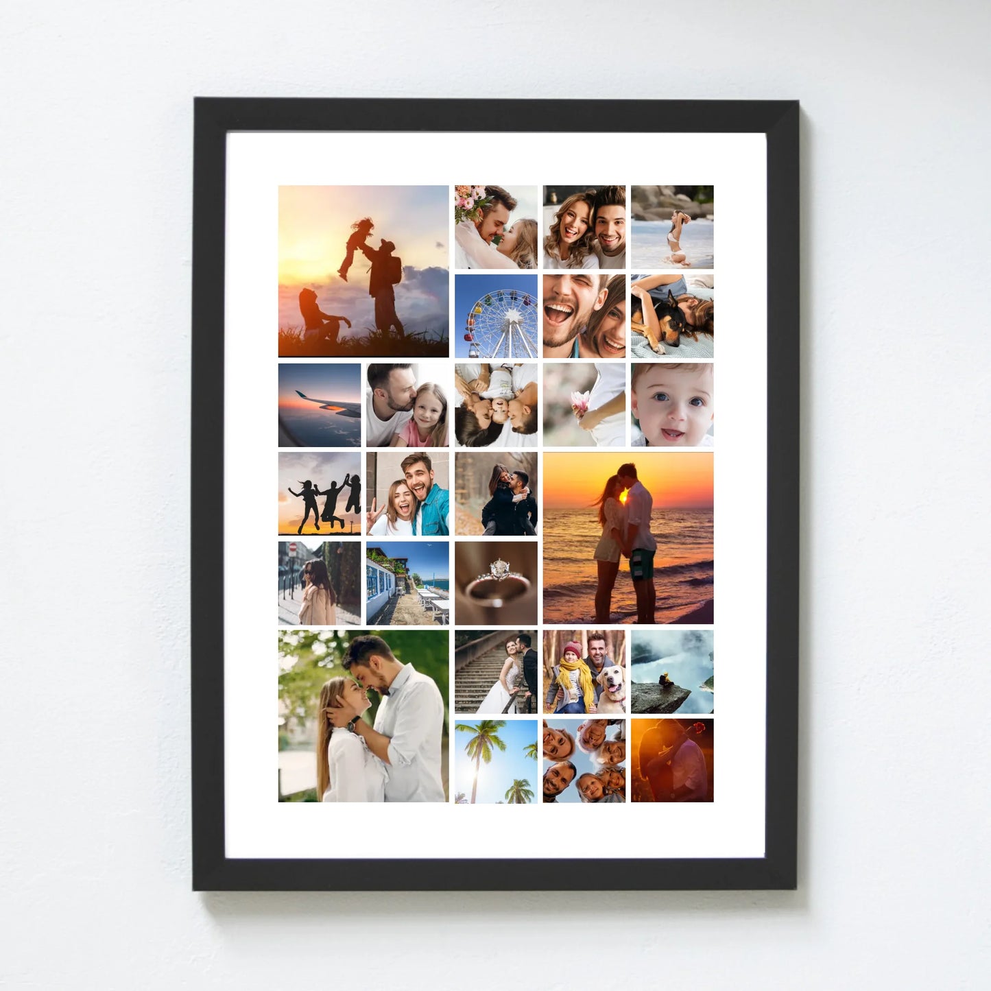 Mozaik falikép egyedi fotókkal