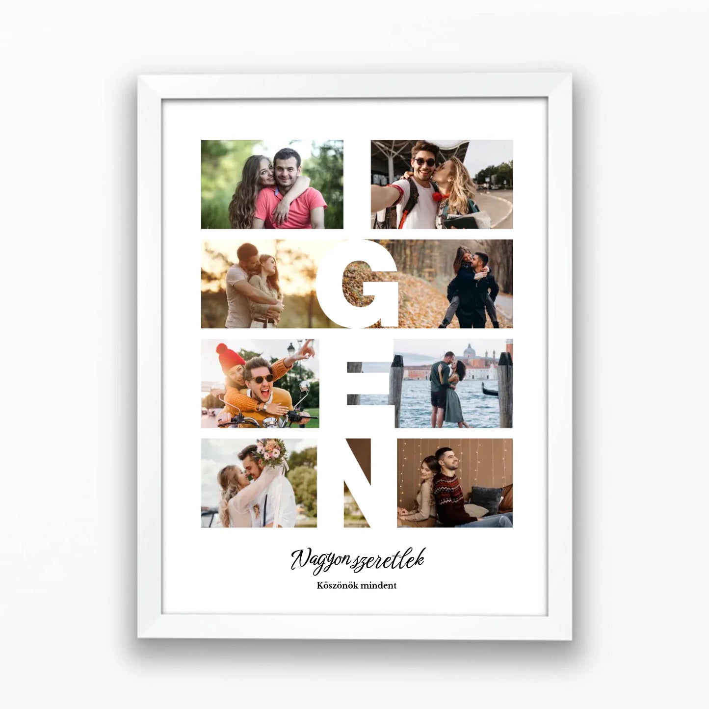 IGEN falikép 8 egyedi fotóval