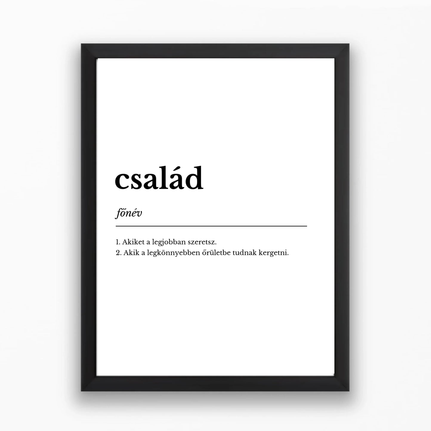 Testreszabható definíció falikép