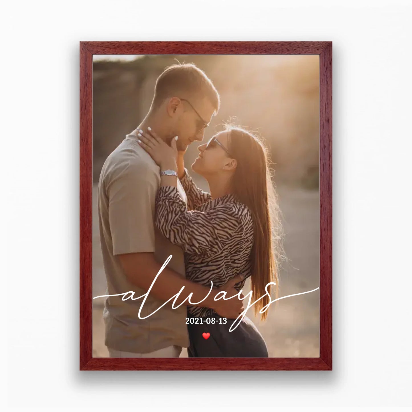 Feliratos falikép egyedi fotóval