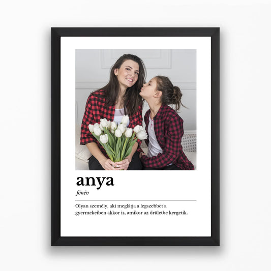 Anyák napi definíció falikép saját fotókkal