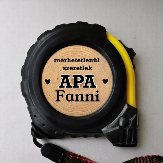 Egyedi mérőszalag Apukáknak, Nagypapáknak