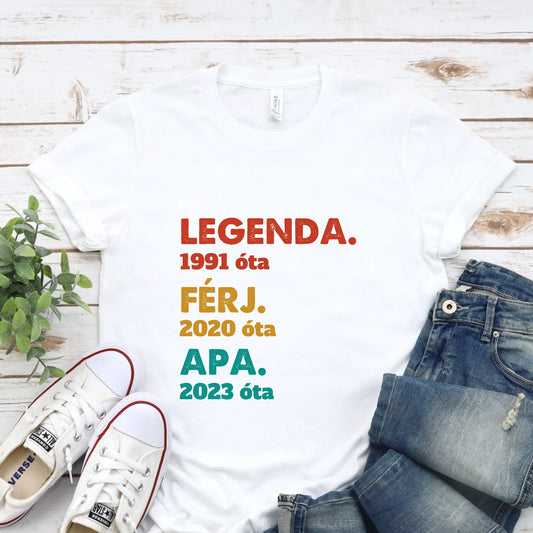 Apák napi póló igazi legendáknak