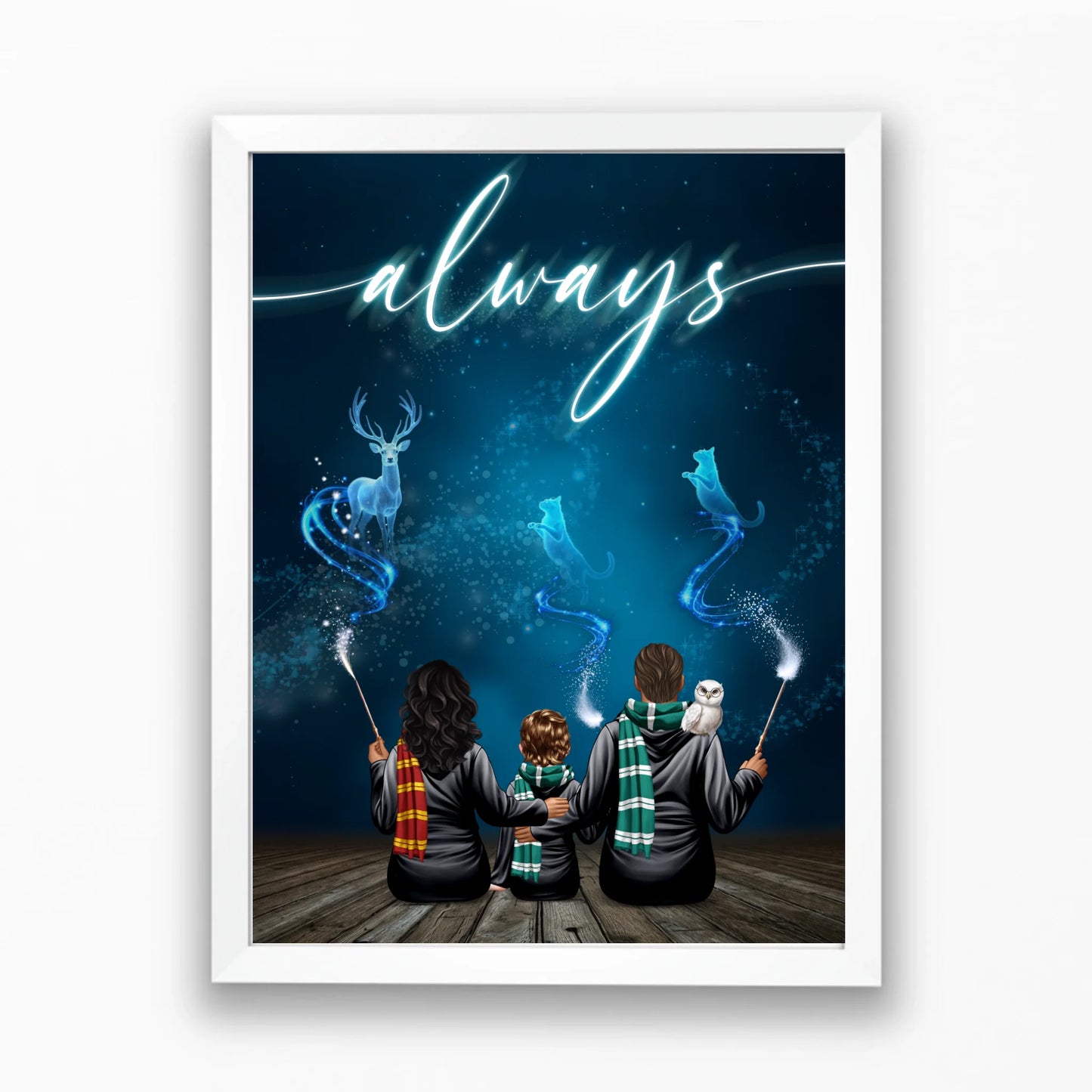 Családi Patrónus falikép személyre szabható