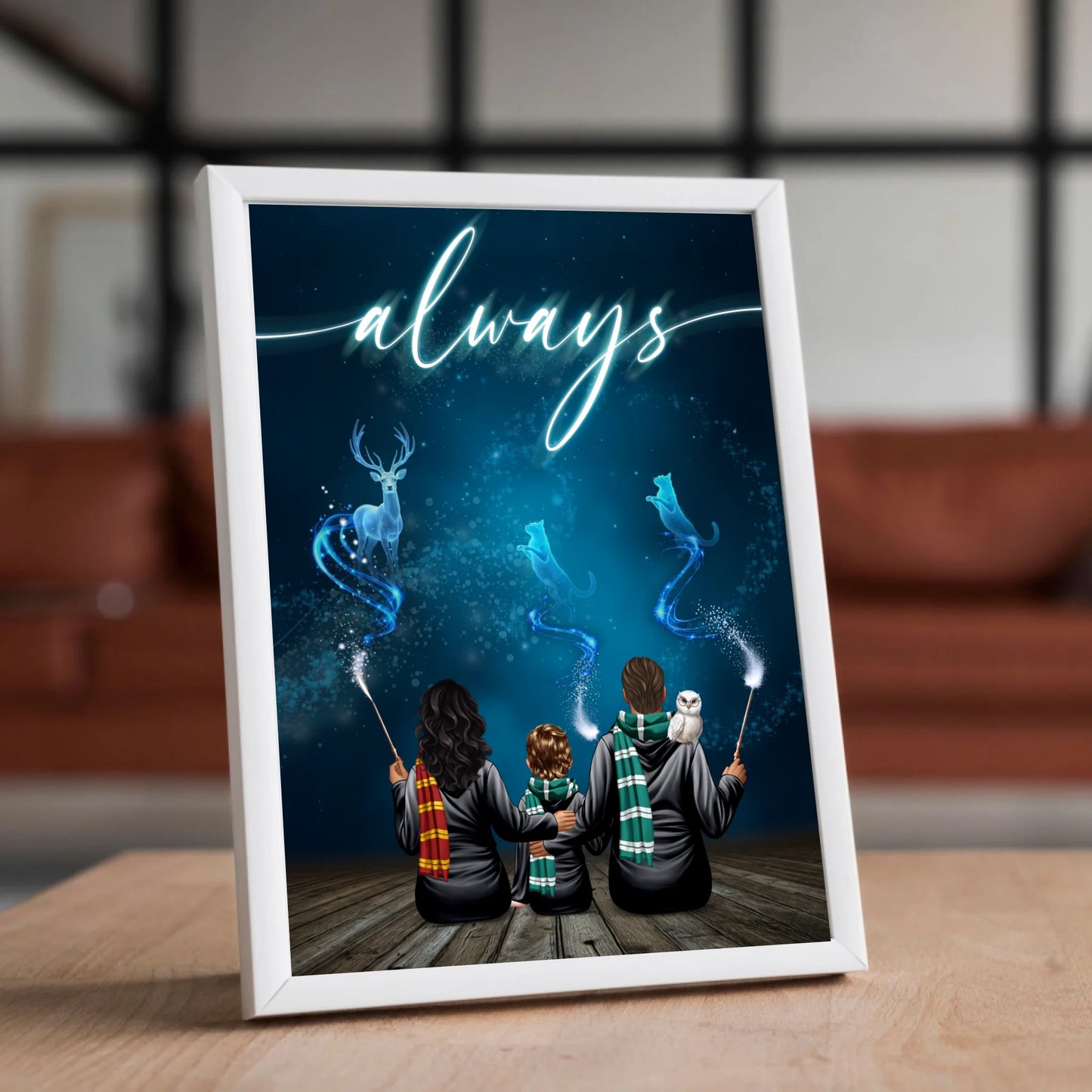 Családi Patrónus falikép személyre szabható