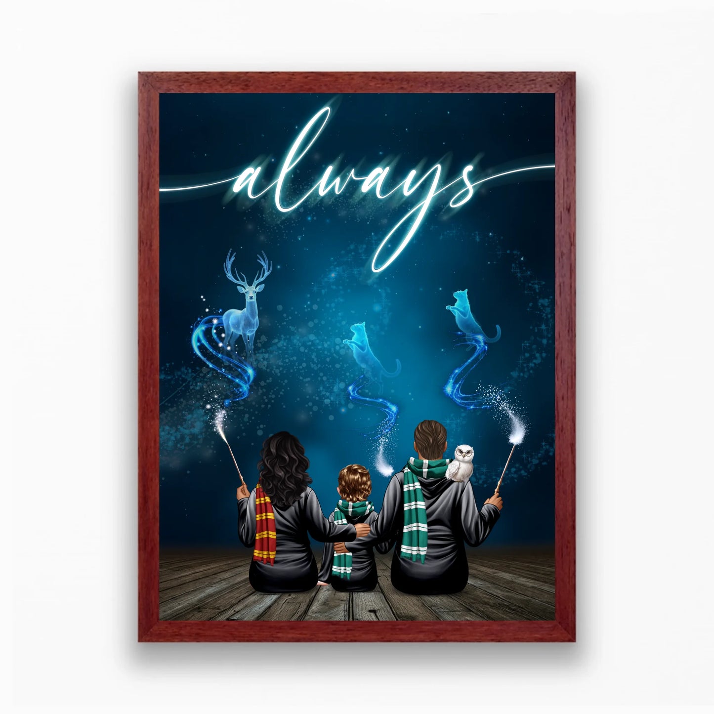 Családi Patrónus falikép személyre szabható