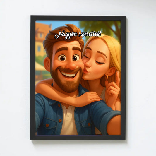 Pixar stílusú varázs falikép - saját fotóból azonnali előnézettel