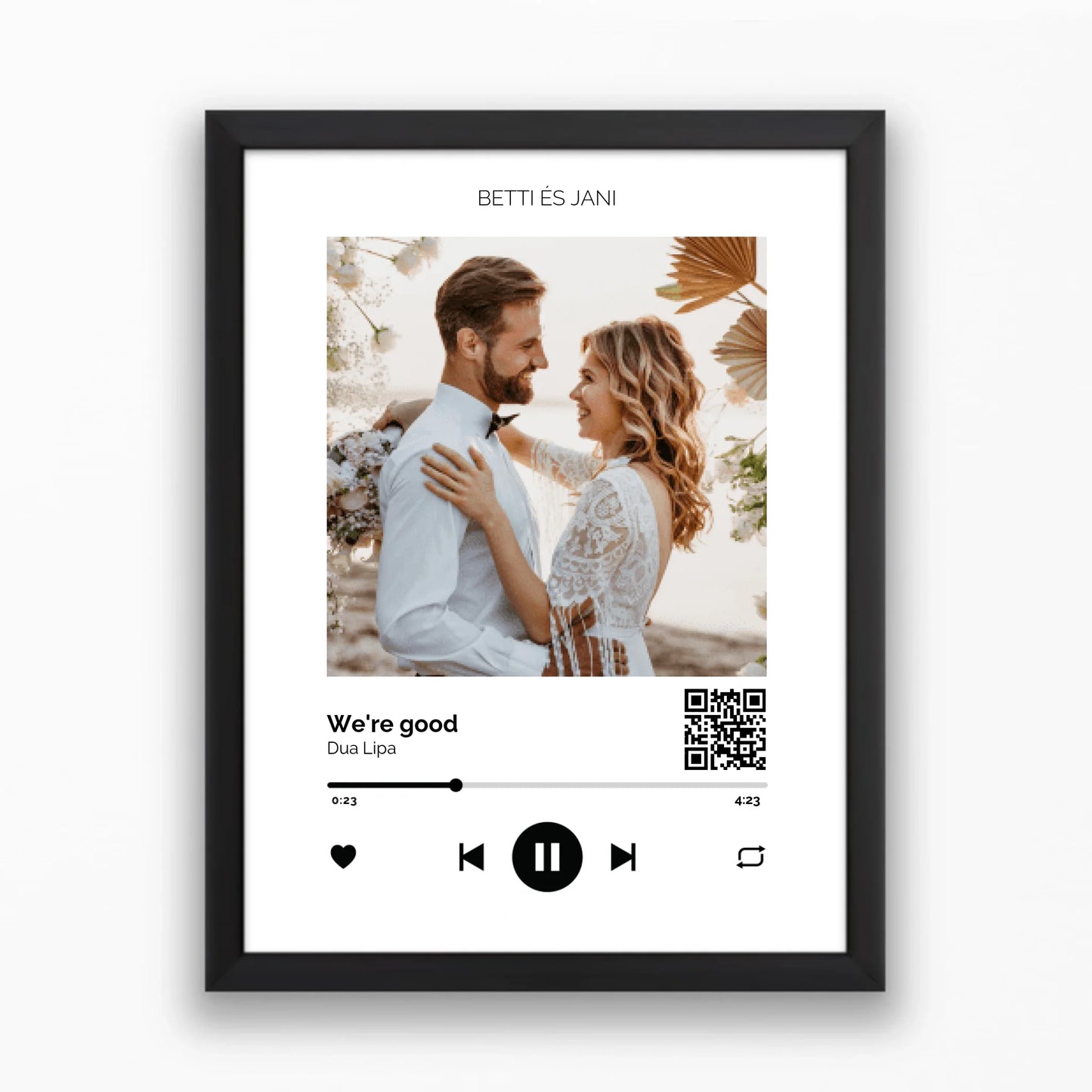 Közös dal Spotify falikép