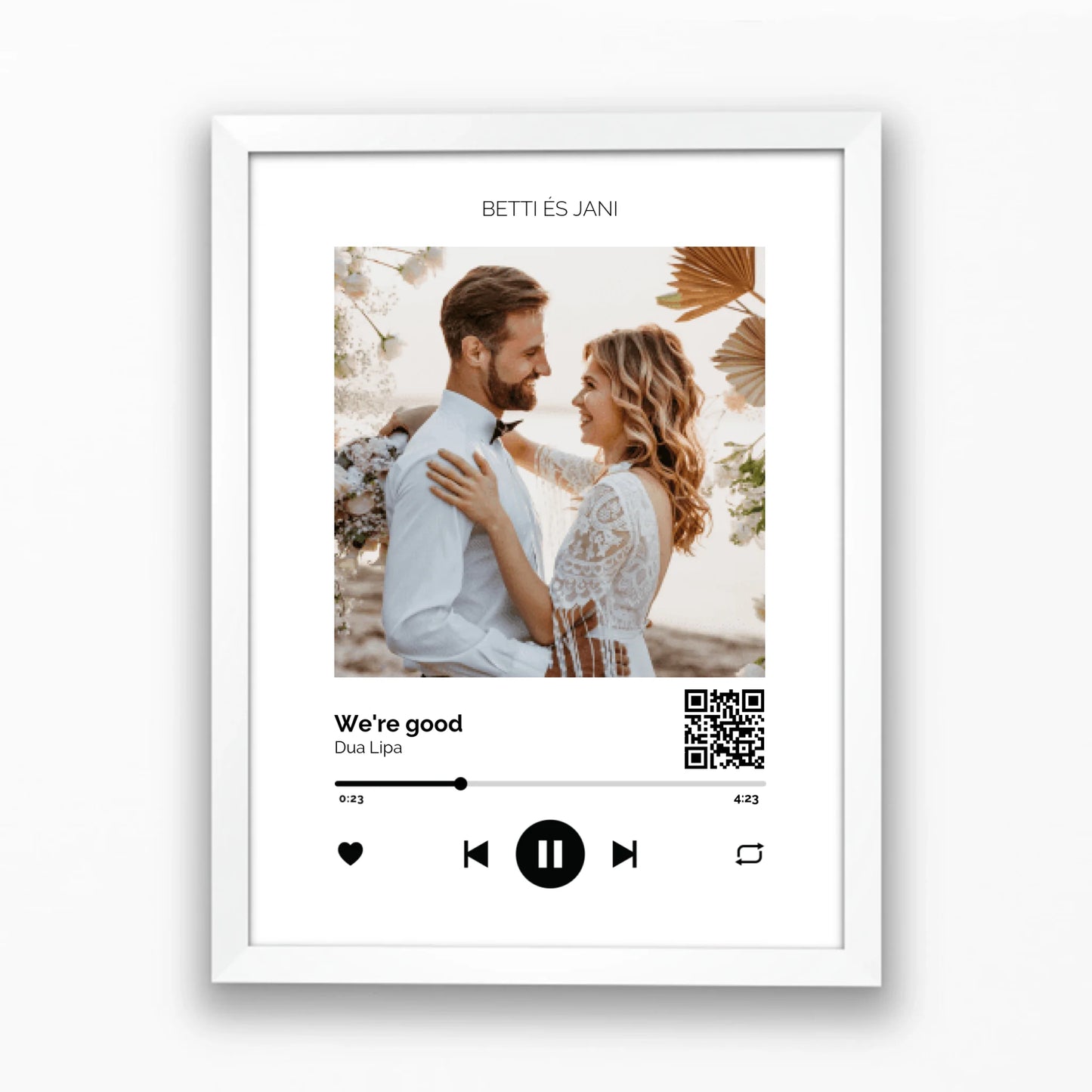 Közös dal Spotify falikép