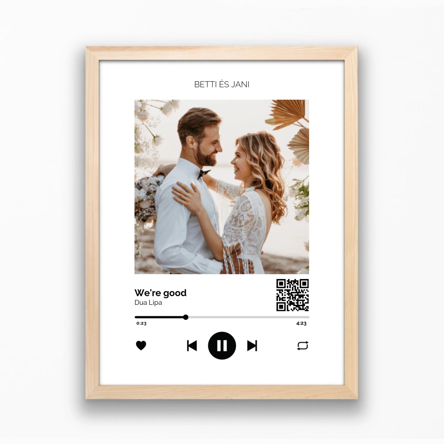 Közös dal Spotify falikép