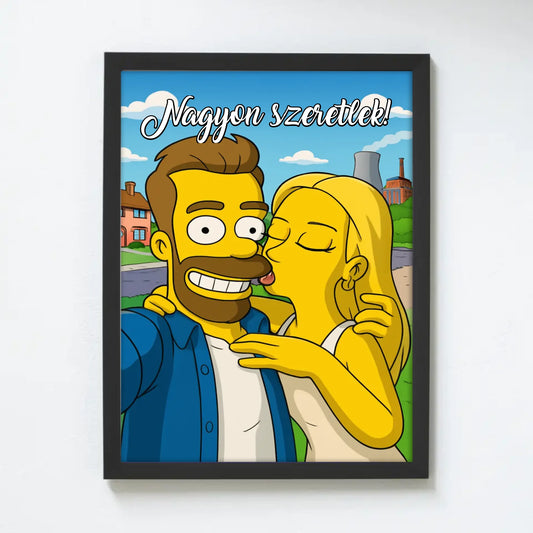 Rajzfilm stílusú falikép saját fotódból - válaszd ki a kedvenced