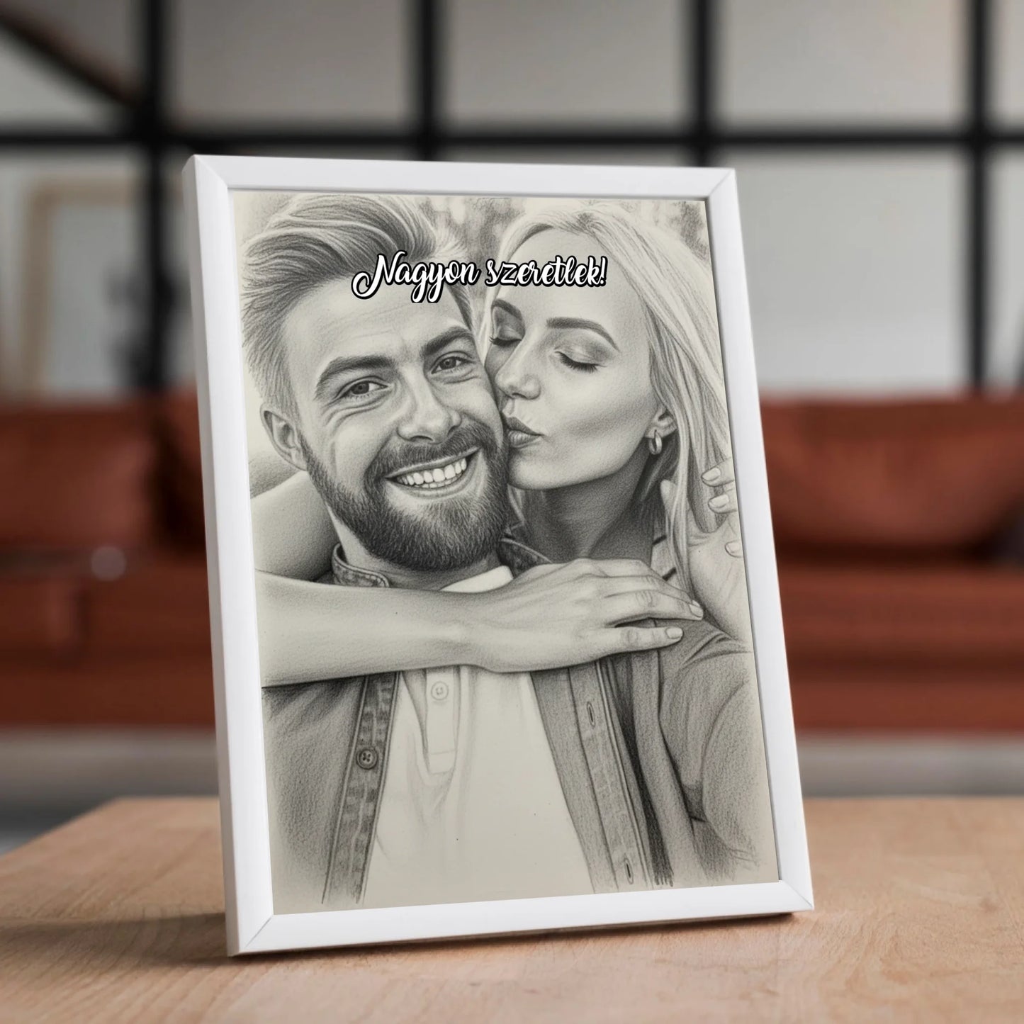 Saját fotóból gyönyörű ceruzarajz - azonnal