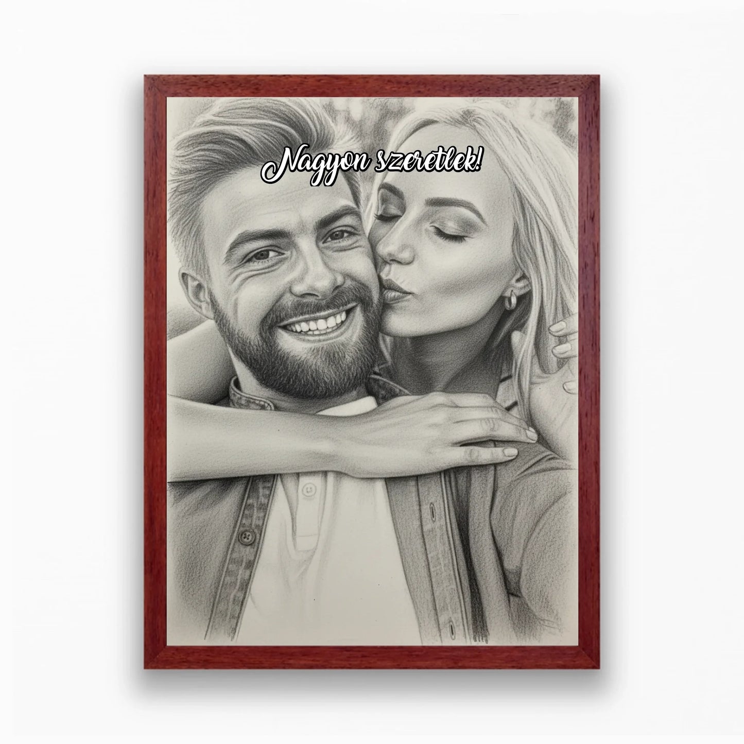 Saját fotóból gyönyörű ceruzarajz - azonnal