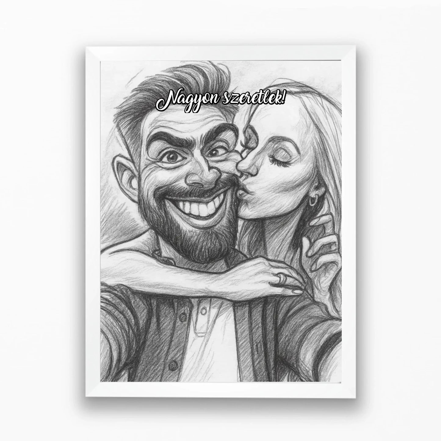 Karikatúra varázs falikép saját fotóból azonnali előnézettel