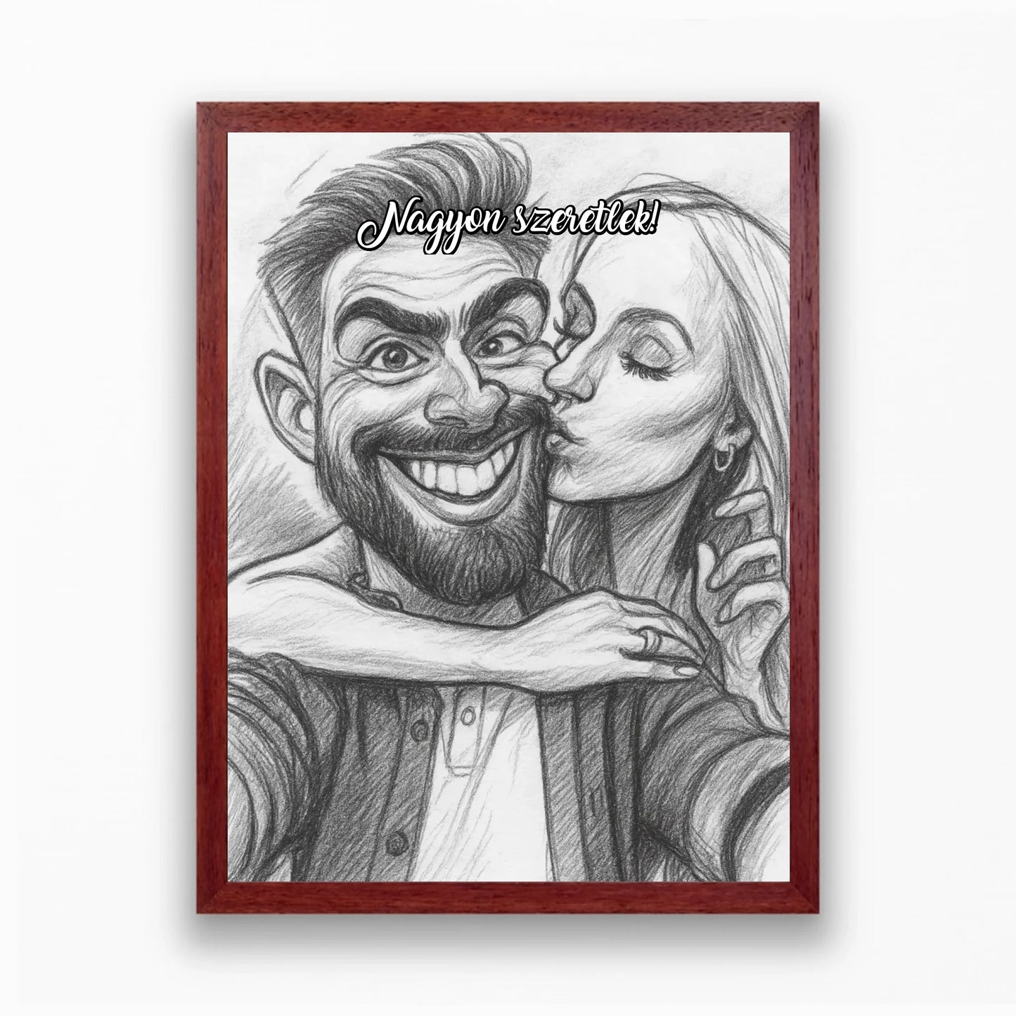 Karikatúra varázs falikép saját fotóból azonnali előnézettel