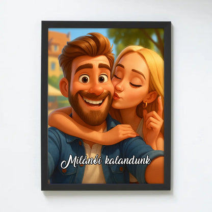 Pixar stílusú varázs falikép - saját fotóból azonnali előnézettel