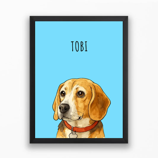 MrTappancs akvarell portré kiskedvencedről