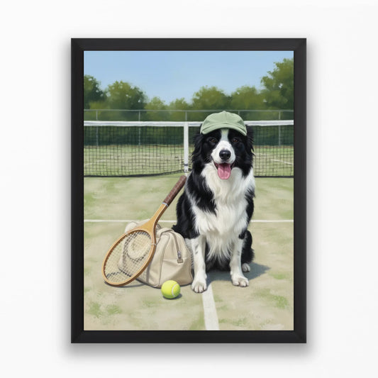 A Teniszcsillag - saját fotóból egyedi kisállatos portré