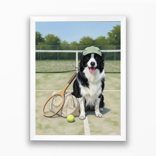 A Teniszcsillag - saját fotóból egyedi kisállatos portré