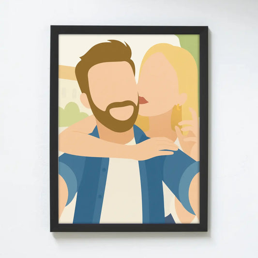 Minimalista falikép saját fotóból - azonnali előnézettel