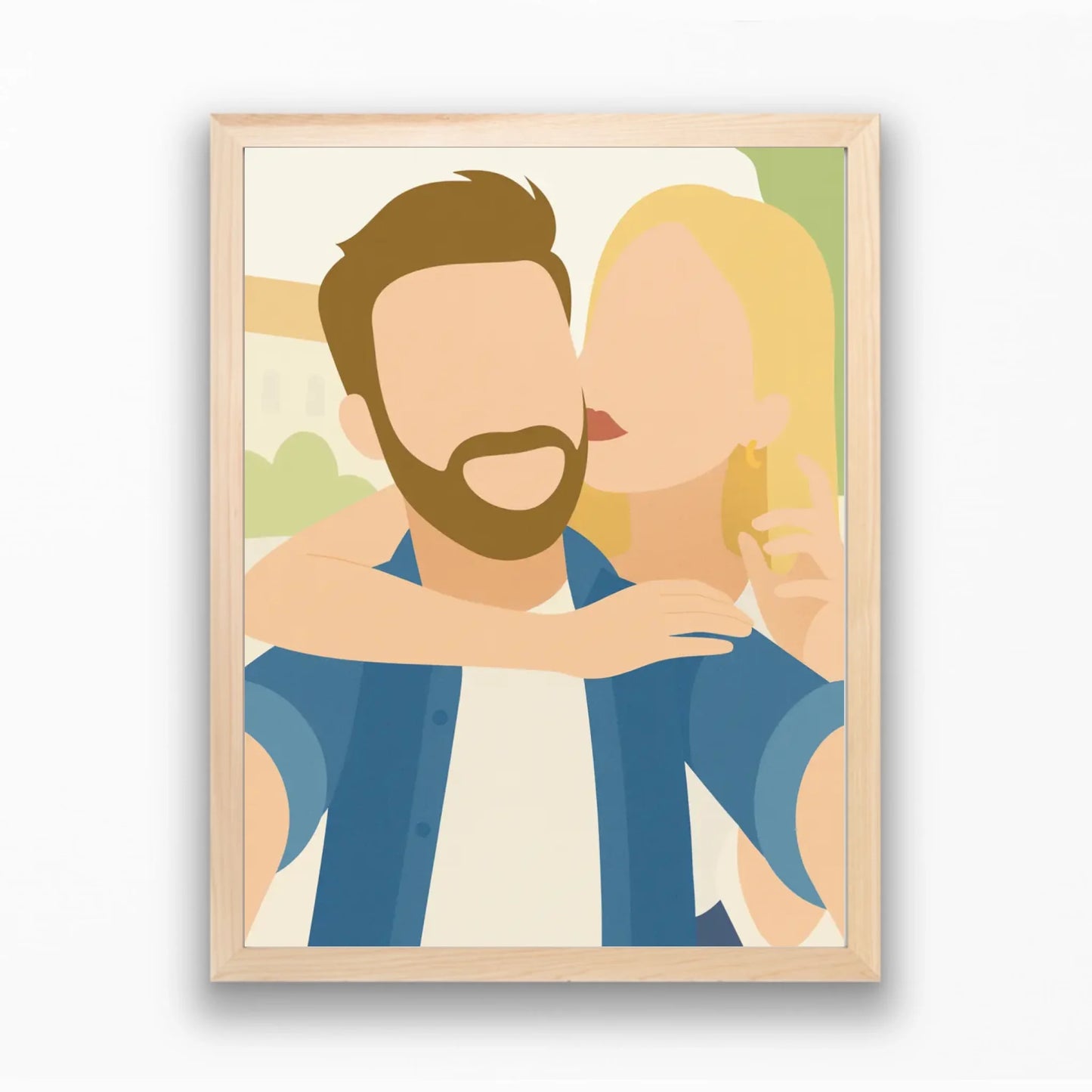 Minimalista falikép saját fotóból - azonnali előnézettel