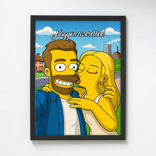 Rajzfilm stílusú falikép saját fotódból - válaszd ki a kedvenced