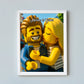 Lego stílusú falikép - saját fotóból azonnali előnézettel