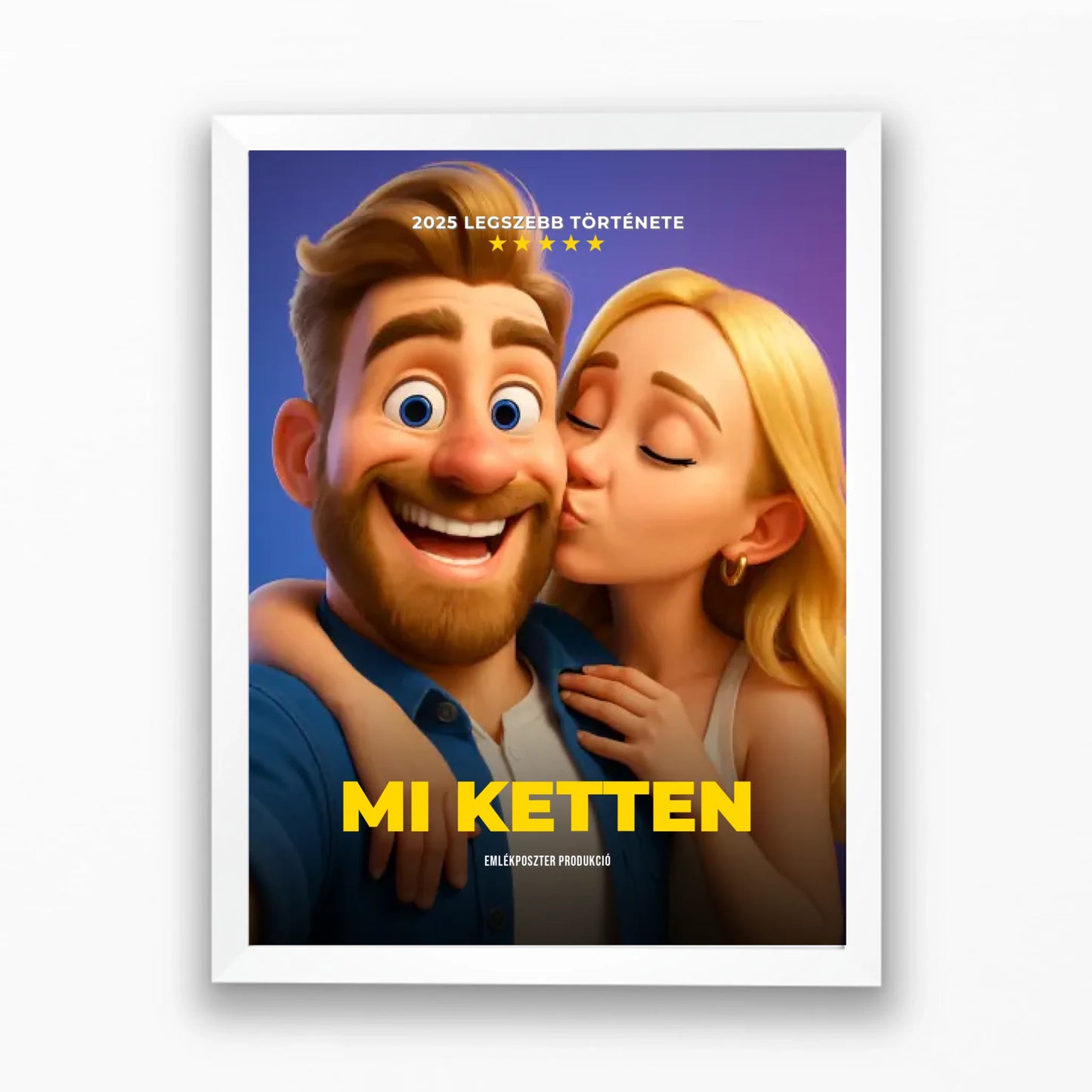 Pixar filmplakát saját fotóból - azonnali előnézet