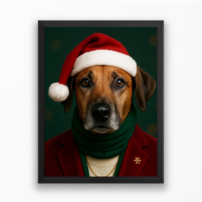 Karácsonyi falikép saját kisállattal, azonnali előnézettel