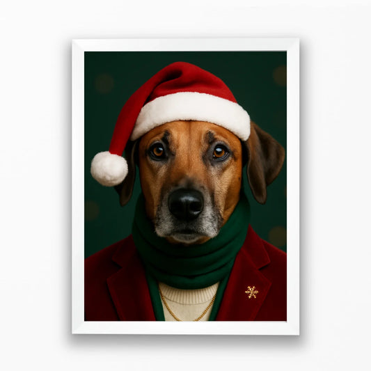 Karácsonyi falikép saját kisállattal, azonnali előnézettel