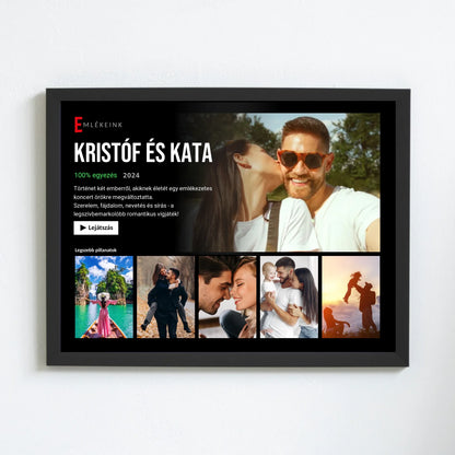 Netflix falikép testreszabható saját fotókkal
