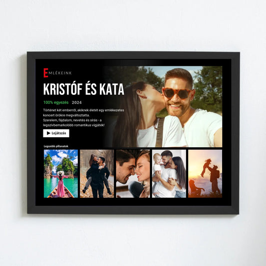 Netflix falikép testreszabható saját fotókkal