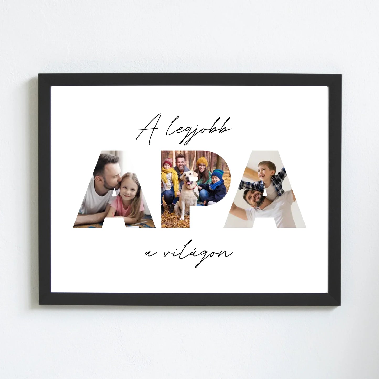 'APA' falikép egyedi fotókkal
