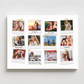Polaroid kollázs falikép 12 saját fotóval