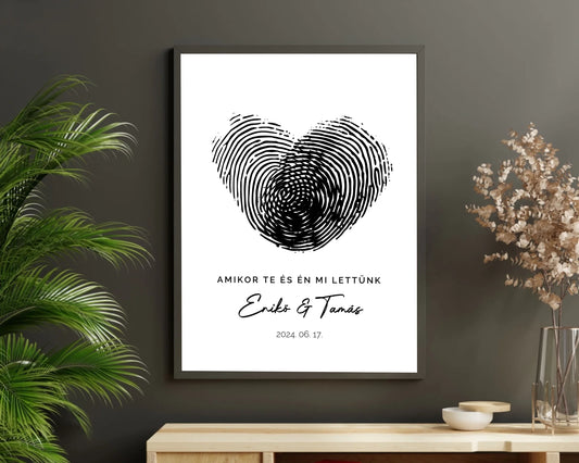 Ujjlenyomatos falikép pároknak