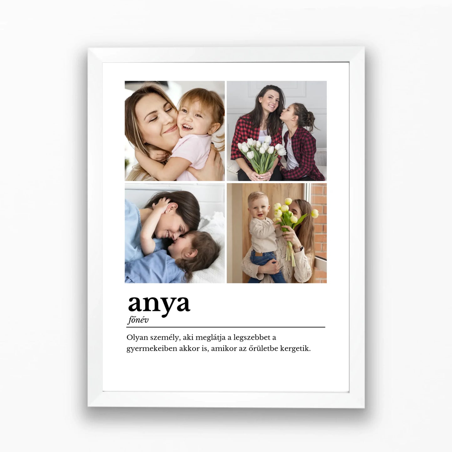 Anyák napi definíció falikép saját fotókkal