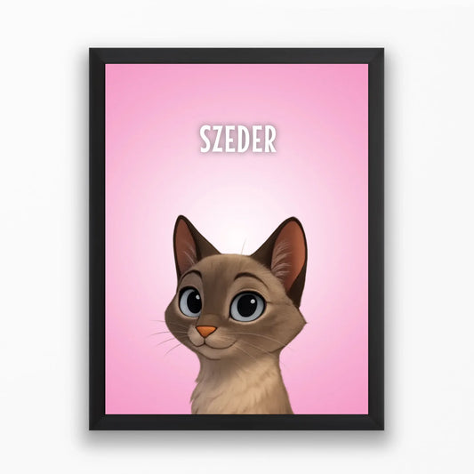 Kisállatos portré Disney stílusban - azonnali előnézettel