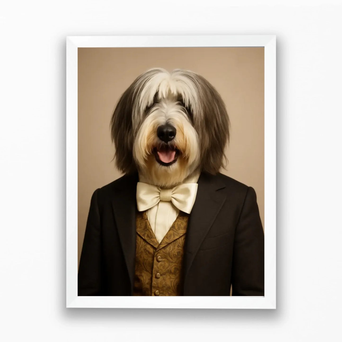 MrTappancs Úriember portré saját kisállattal - azonnal